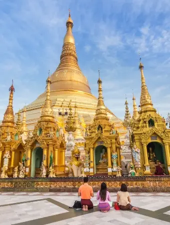 Shwedagon Pagoda in Yangon